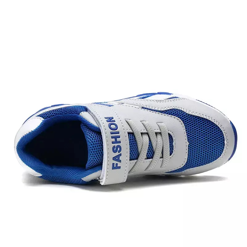 Respirável verão crianças sapatos esportivos 5-16 anos de idade meninos antiderrapante tênis de corrida para crianças confortáveis calçados de caminhada escolar