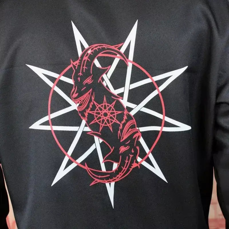 Aboutcos-mono Slipknot para homem, fantasia sem máscara para festa de Halloween, novidade