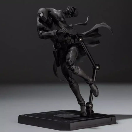 Homem aranha noir peter parker final homem aranha terra-90214 escuridão preto marvel lenda shf brinquedos figura de ação modelo crianças presente