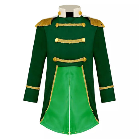Meninos príncipe cosplay traje manga longa franja de ouro trança veludo smoking tailcoat tribunal real cosplay jaqueta vestir-se