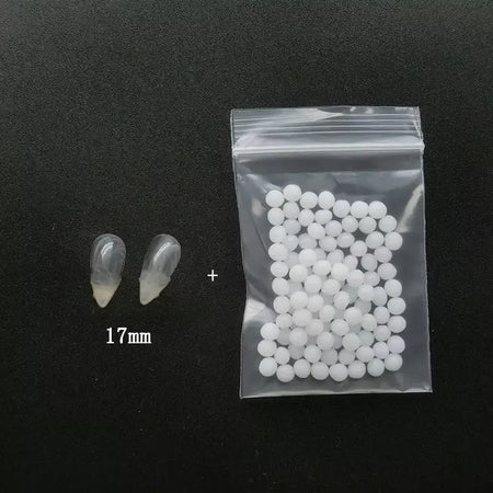 1 par de dentes de vampiro para halloween, presas para dentaduras, adereços para festa, fantasia diy, adereços para cosplay, dentes falsos, presas de resina com cola sólida