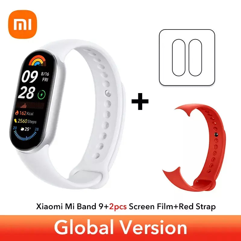 Versão global xiaomi banda inteligente 9 1.62 display amoled spo2 monitoramento 21 dias de vida útil da bateria mais de 150 modos esportivos smartband
