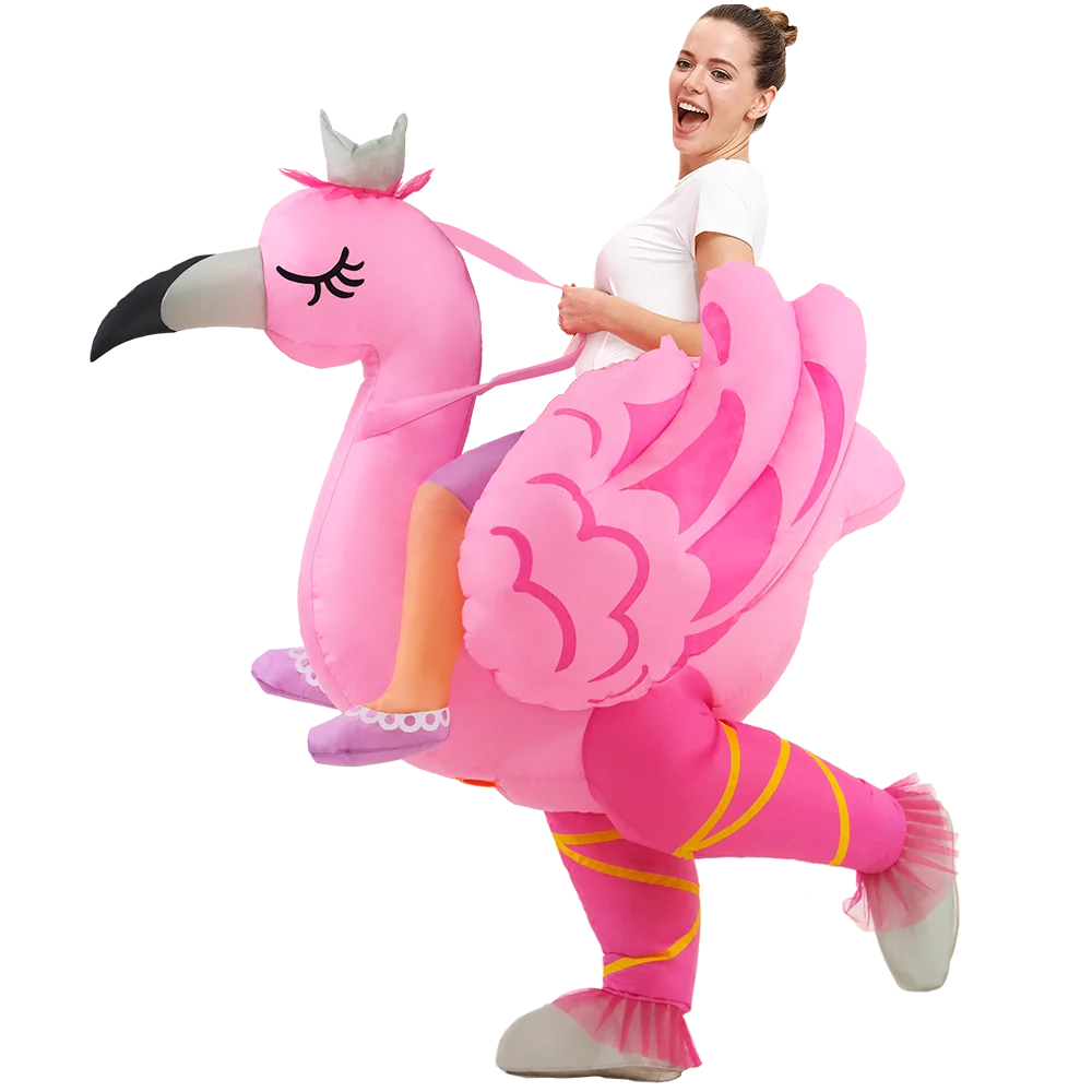 Adulto galo inflável traje engraçado unicórnio elk animais terno inflável halloween carnaval meio corpo explodir terno para cosplay