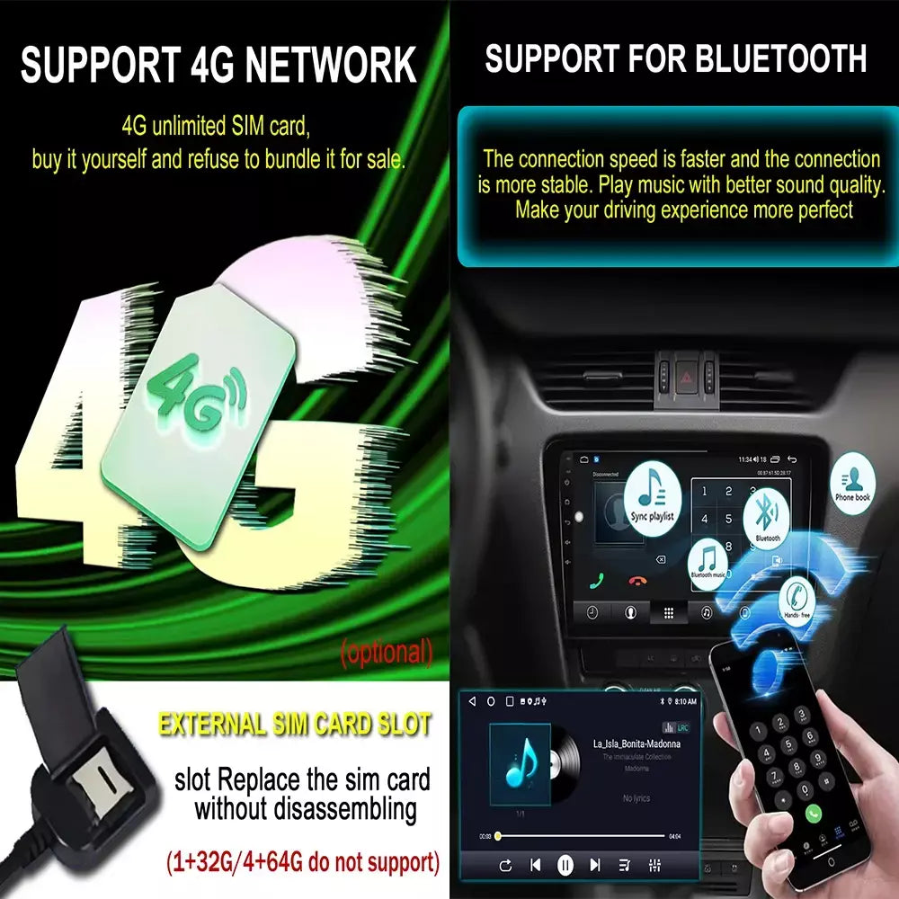 Sistema operacional android para vw volkswagen golf polo skoda rapid octavia tiguan passat amarok carro multimídia vídeo estéreo player gps carplay