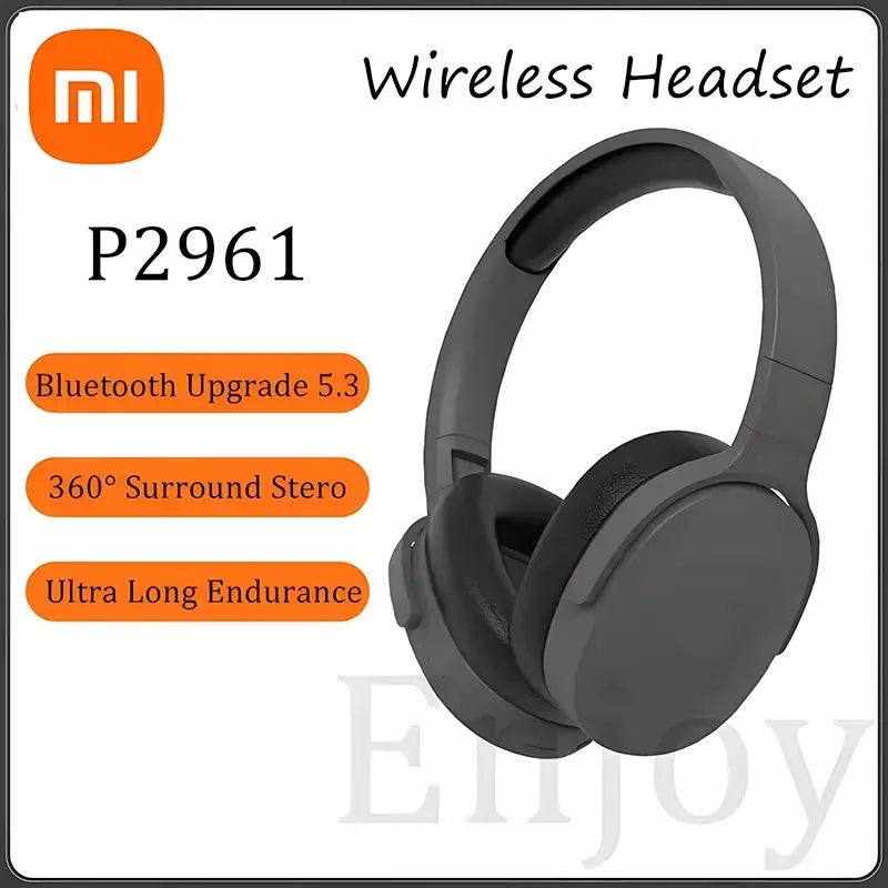 Xiaomi p2961 fones de ouvido sem fio bluetooth 5.3 dobrável alta fidelidade estéreo graves pesados longa resistência com microfone