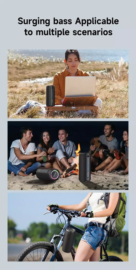Zealot s49pro alto-falante portátil bluetooth 20w ipx6 à prova dwaterproof água poderosa caixa de som baixo impulso duplo emparelhamento verdadeiro alto-falante sem fio