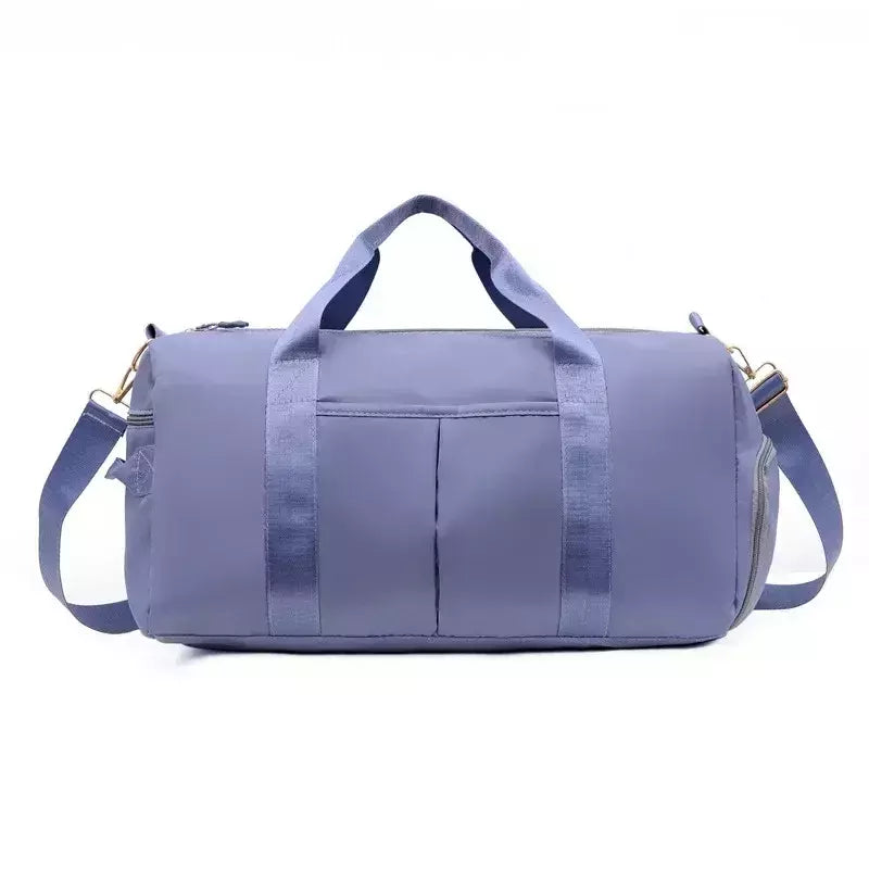 Impermeável Nylon Sports Gym Bags para Homens e Mulheres, Bolsa de Viagem, Yoga Mat, Sapatos Compartimento, Treinamento, Fitness, ao ar livre