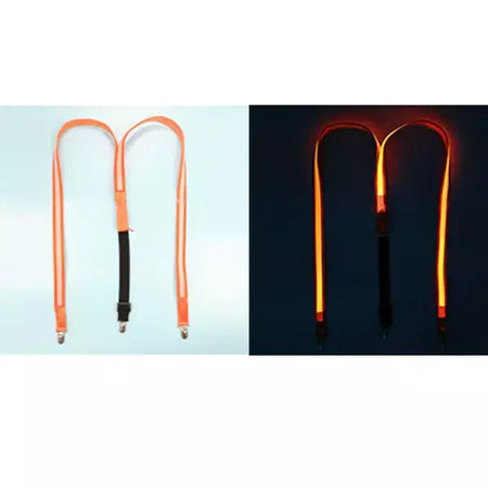 Suspensórios de led iluminados masculinos, gravata borboleta unissex, calças elásticas ajustáveis, suspensório iluminado com led para festival de música, festa de fantasia