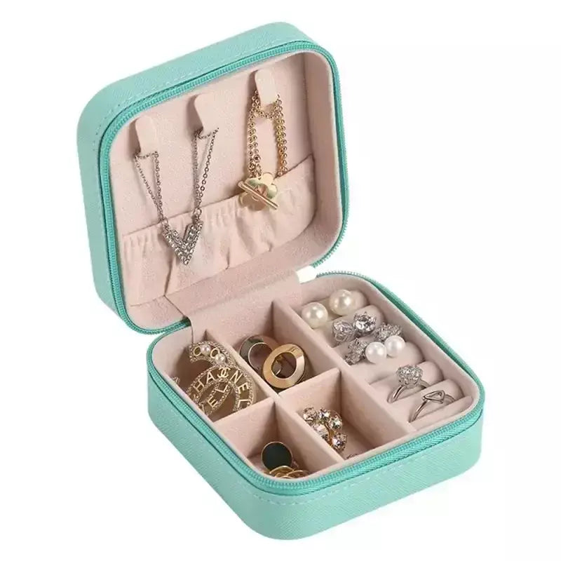 Atualizar caixa de armazenamento de jóias de veludo colar empilhável bandeja de exibição pulseira brinco organizadores diy artesanato gaveta caixa cinza