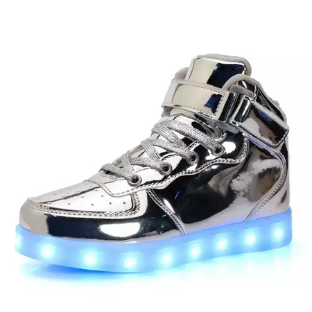Tamanho 25-46 led sapatos com luzes brilhantes led chinelos para crianças & adulto feminino tenis para crianças meninos meninas sapatilhas luminosas