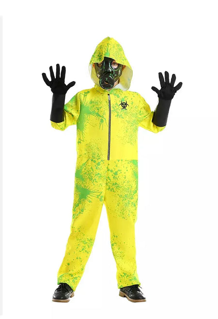 Halloween criança zumbi residente bioquímico roupas de proteção traje mal purim menino menina proteção contra radiação macacão outfit