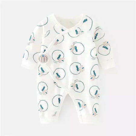 Algodão bebê recém-nascido menina menino macacão impressão infantil macacão casual roupas recém-nascidos para meninas meninos primavera outono roupas novo 0-6m