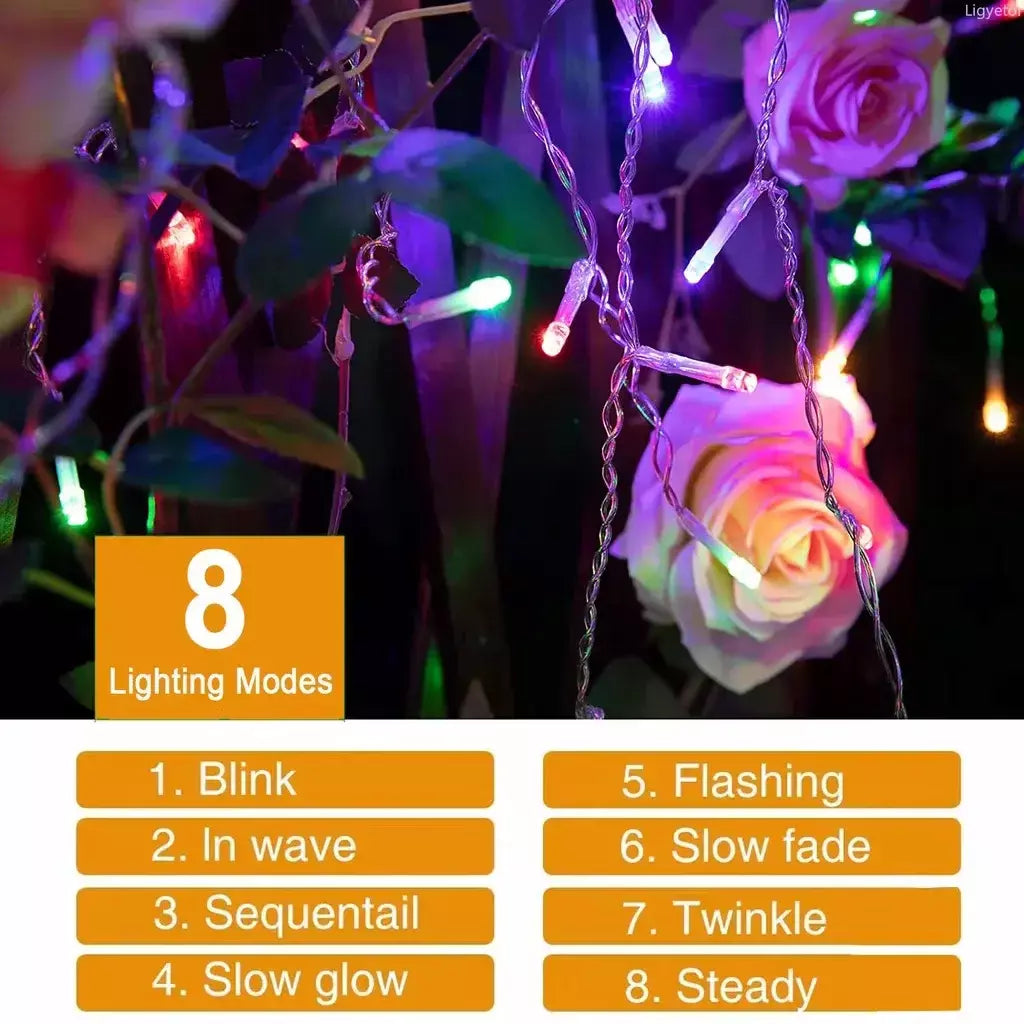 Led solar luz da corda ao ar livre jardim luzes de fadas led cintilação lâmpada à prova dwaterproof água para decoração festa natal 3.5m guirlandas jardim
