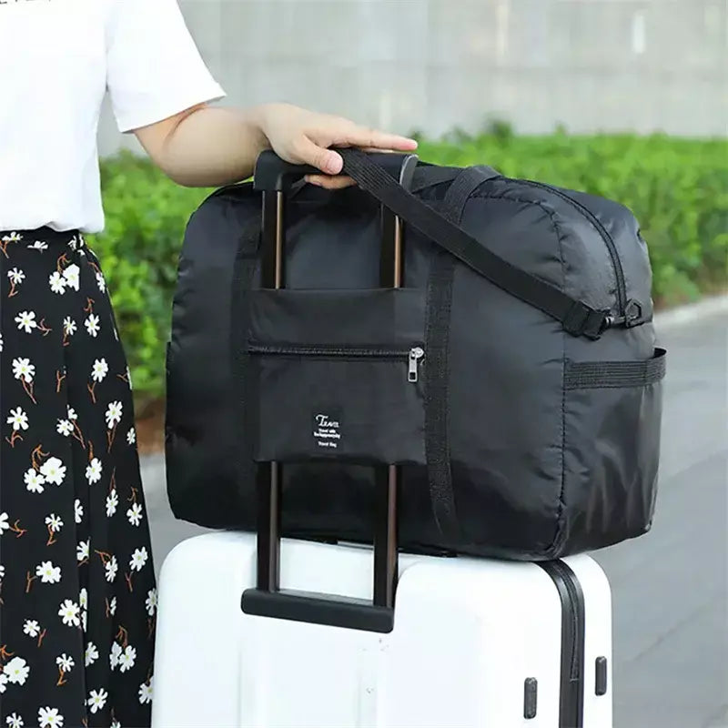Sacos de bagagem de viagem grande capacidade multifuncional ajustável puxar haste leve viagem de negócios armazenamento de roupas de curta distância