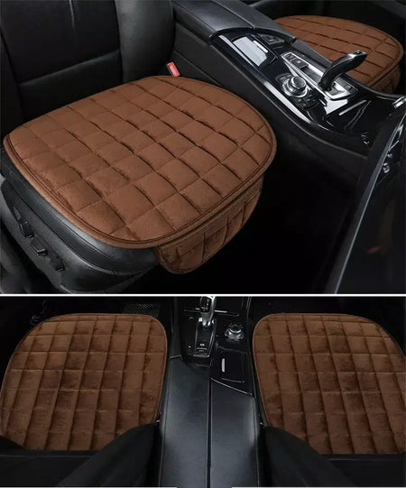 Universal inverno quente capa de assento de carro almofada anti-deslizamento assento da cadeira dianteira almofada respirável protetor de assento de carro capas de assento para carros