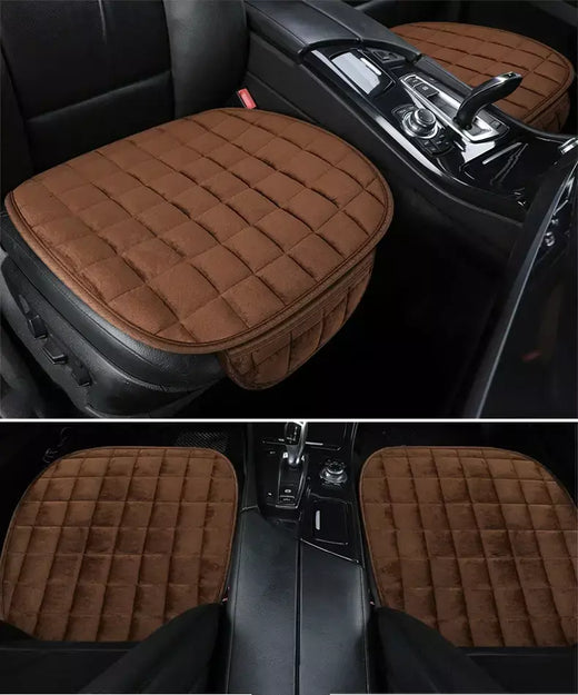 Universal inverno quente capa de assento de carro almofada anti-deslizamento assento da cadeira dianteira almofada respirável protetor de assento de carro capas de assento para carros