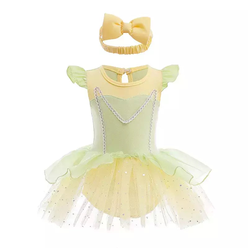 Baby Romper TUTU Vestido Com Headband Infantil Baby Princess Girl Roupas Tamanho 3-18M Cute Design Baby Dress Party Trajes