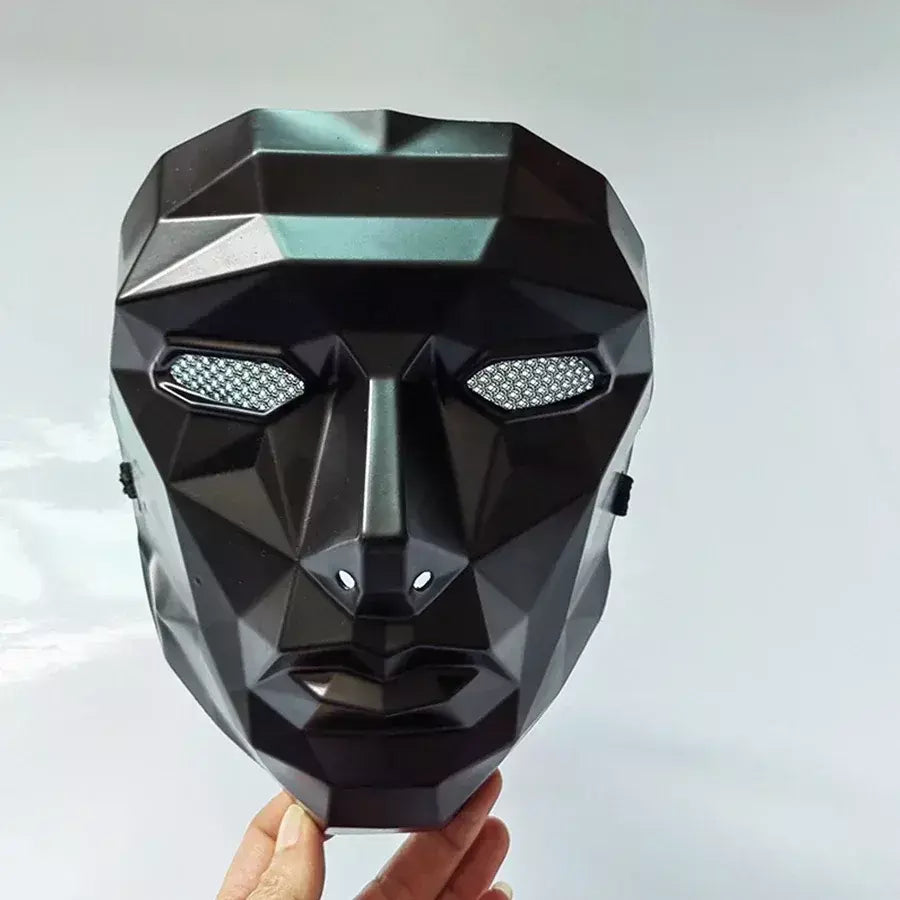 1pc máscara facial de gato de halloween-máscara de festa de forma especial, cosplay de férias, decoração de festival, acessório de fantasia quente