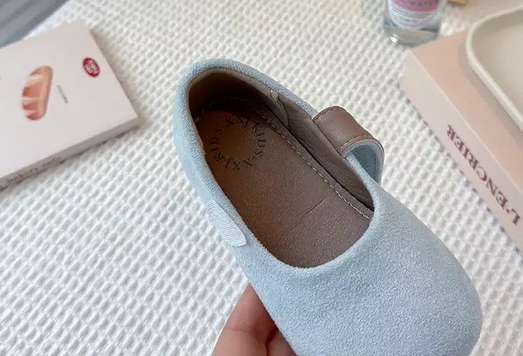 2025 camurça crianças ballet apartamentos sapatos moda mary jane sapatos tendência das crianças inverno novo doce bonito vestido tênis mujer sapatos