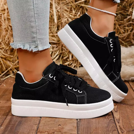 Mulheres tênis 2025 nova moda sapatos casuais femme verão designer tênis feminino rendas até plataforma tênis esporte sapatos femininos