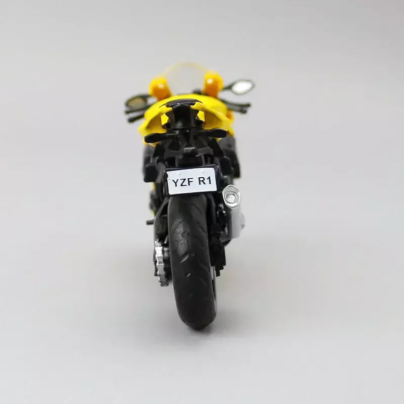 Motocicleta liga e plástico modelo brinquedo, Caipo GSX-R1000 YZF-R1 Vespa 200, 1:18
