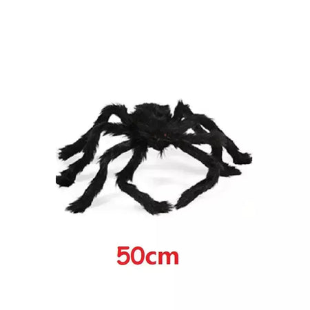 Halloween preto assustador aranha gigante enorme teia de aranha decoração de halloween para casa barra casa assombrada adereços férias decoração ao ar livre