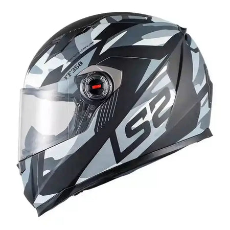 Ls2 rosto cheio capacete da motocicleta das mulheres dos homens capacete de motocross de alta resistência abs escudo 3c aprovado acessórios da motocicleta ff358