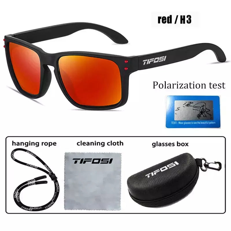 Tifosi-HD óculos polarizados com filme real, ao ar livre, lazer, caminhadas, viagens, golfe, pesca, condução, festa, colorido, UV400