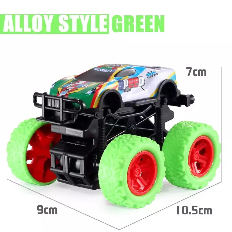 Puxar para trás carro de brinquedo rotação inercial carro de quatro rodas motriz veículo fora de estrada suv carro de corrida de energia brinquedo das crianças cargift