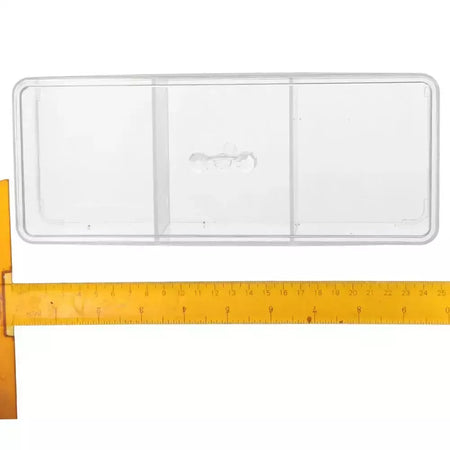 Transparente Acrílico Tea Bag Organizador, Caixa de armazenamento, classificar e organizar, Sala Prateleiras, 22*8.5*5.5 cm