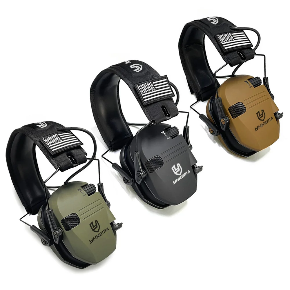 Faixa de arma tiro ativo fone de ouvido fones para caça proteção auditiva eletrônica orelha proteger redução ruído earmuff