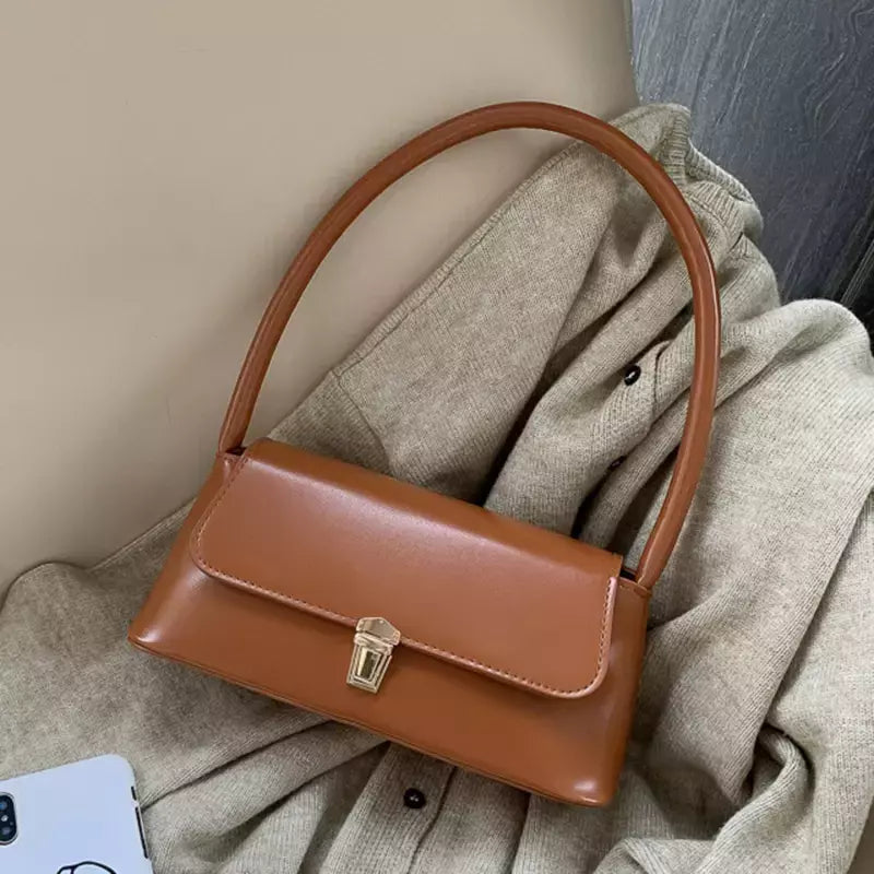 Bolsas Crossbody monocromáticas para mulheres, bolsa de ombro, bolsas axilas, bolsa feminina, marca de luxo, design de moda, 2023