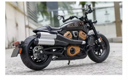 1:12 Harley Davidson Sportster S Modelo de motocicleta de corrida Diecast Alloy Street Sports Modelo de motocicleta Brinquedos para crianças Presentes
