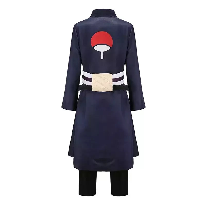 Akatsuki uchiha ovito conjunto de fantasias cosplay, japão anime migrant i uniforme acessórios adulto e enfant conjunto completo homme