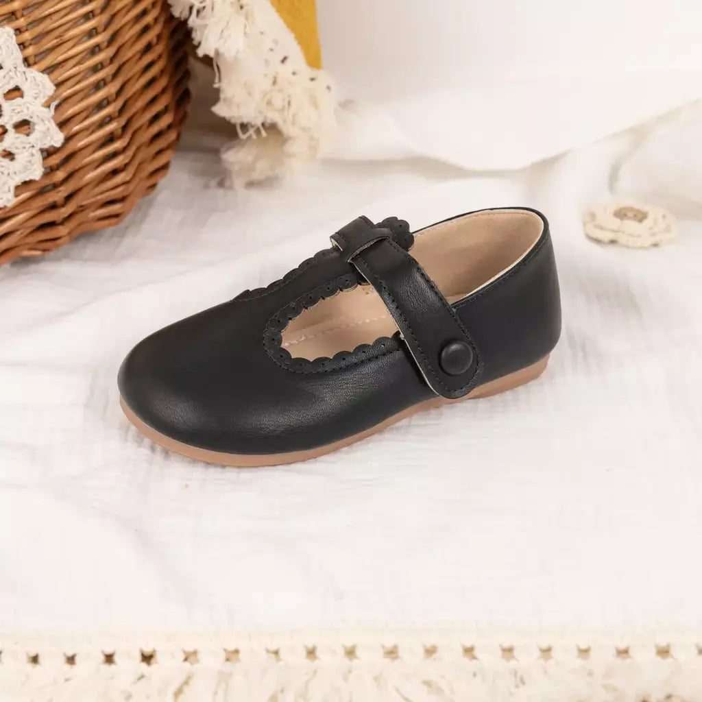 Kidsun criança menina mary jane vestido sapatos ballet apartamentos para crianças menina festa escola sapatos bowknot princesa sapatos