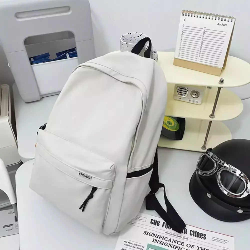 Mochila de nylon impermeável para adolescentes, mochila escolar para meninos e meninas, mochila de viagem, grande capacidade, moda criativa, estudantes