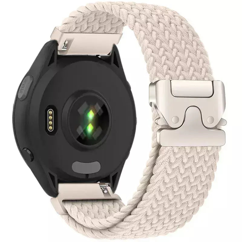 Pulseira de paraquedas de 20mm 22mm para garmin venu 4 3 2 sq band para forerunner 165/255/265/570 pulseira vivoactive 4 5 6 pulseira