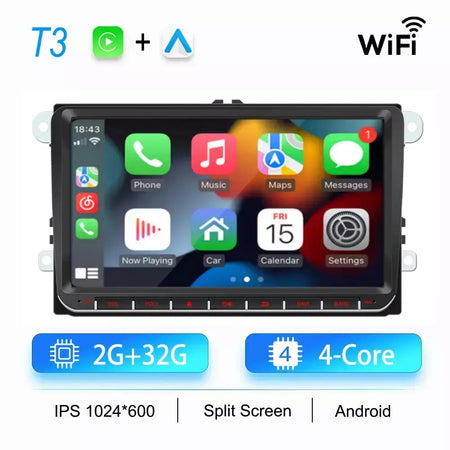 2din rádio do carro android para volkswagen golf 5 6 polo passat b6 b7 cc skoda jetta universal multimídia carplay wifi navegação gps