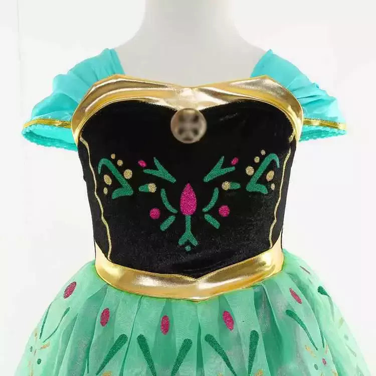Elsa anna vestidos de princesa meninas malha lantejoulas vestido crianças cosplay neve rainha trajes halloween carnaval festa aniversário vestidos