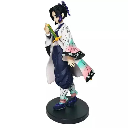 Anime figura demônio slayer figuras kimetsu não yaiba boneca tanjiro nezuko zenitsu estatueta inosuke guerreiro figura de ação modelo brinquedos