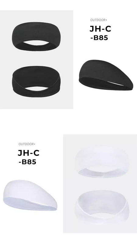 Elastic Absorbent Sports Headband para homens e mulheres, bandagem de cabelo, suor, corrida, fitness, ciclismo, corrida, tênis, ioga, academia