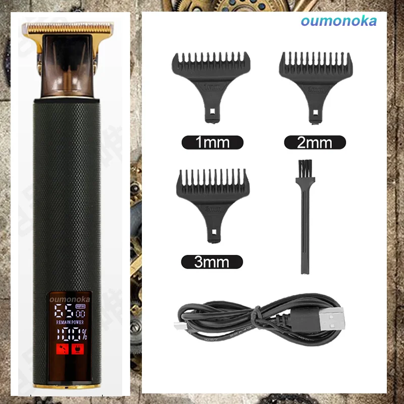 2024 barbeador elétrico profissional para homens navalha para homens cortador de barba aparador barbeiro máquina de barbear t9 máquina de cortar cabelo dropshipping