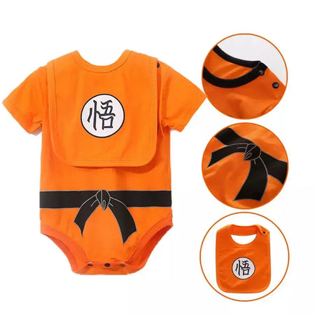 Bebê menina menino traje anime roupas recém-nascidos macacão infantil luffy akatsuki vegeta cosplay macacão da criança traje de halloween 0-18m