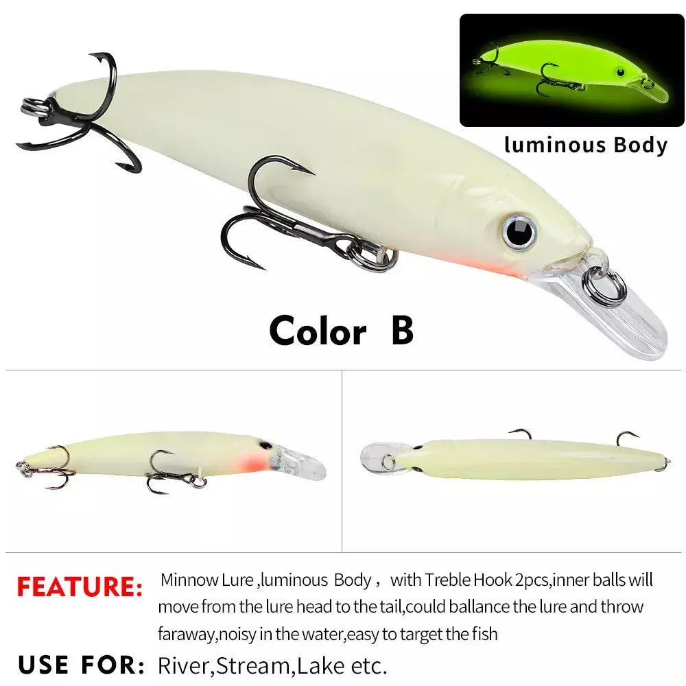 1pc 7g/9cm 14g/11cm 40g/16cm minnow isca de pesca nosiy no corpo isca dura crankbait isca carpa artificial corrico isca enfrentar