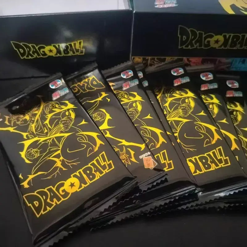 Cartão de edição comemorativa de Dragon Ball esconde ouro preto SSP anime genuíno em torno de cartão de brinquedo do Rei Macaco cartão de coleção de anime