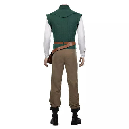 Anime flynn rider emaranhado rapunzel cosplay traje adulto carnaval uniforme halloween anime trajes do príncipe acessórios