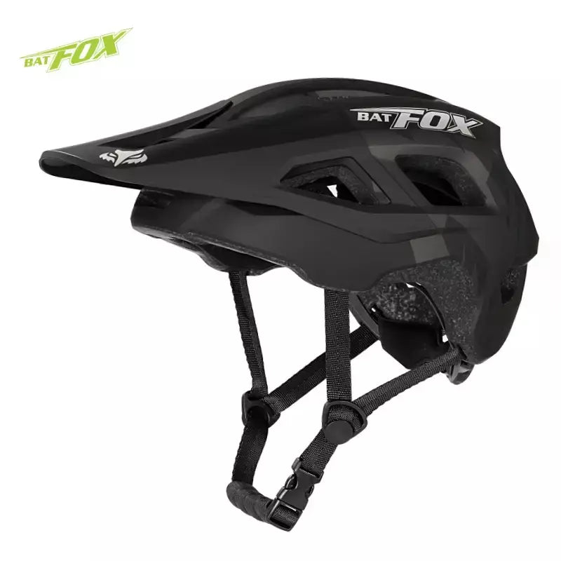 Batfox capacete de bicicleta mtb ajustável, leve, respirável, forro confortável, esportes ao ar livre, chapéu seguro para homens e mulheres, capacete de ciclismo