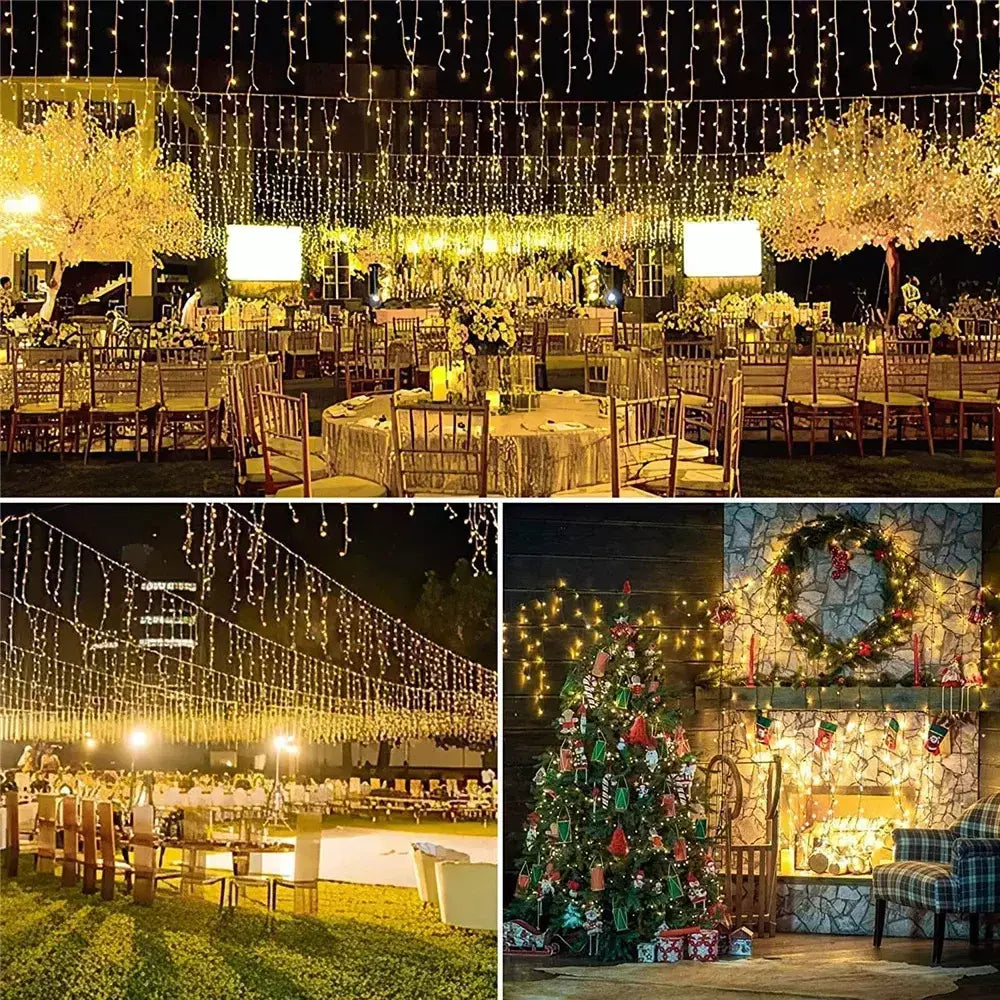 Led solar luz da corda ao ar livre jardim luzes de fadas led cintilação lâmpada à prova dwaterproof água para decoração festa natal 3.5m guirlandas jardim