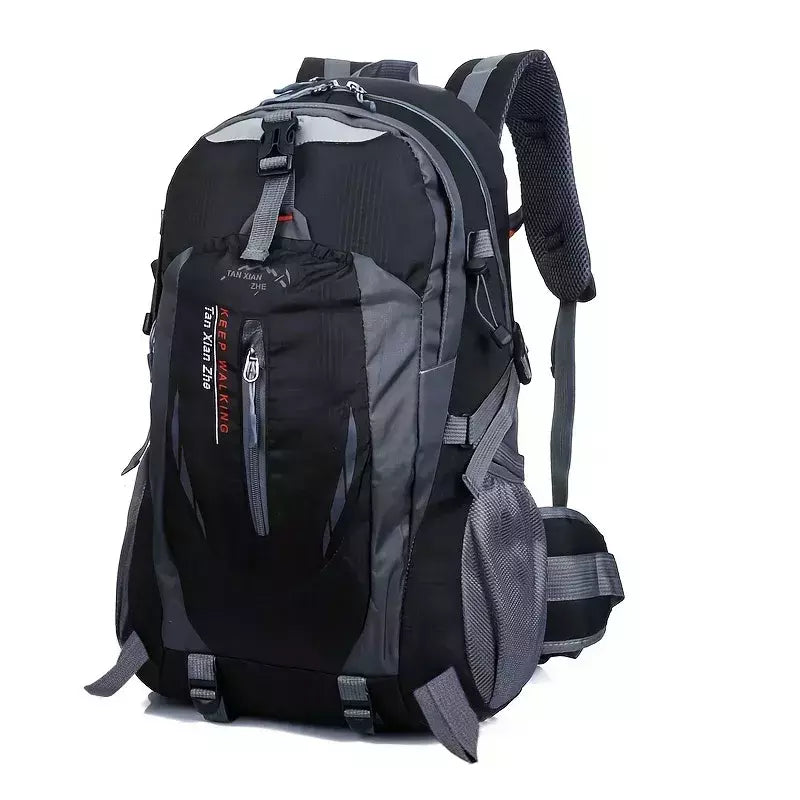Mochila de viagem leve de grande capacidade masculina, bolsa esportiva casual para caminhadas, impermeável para montanhismo, ao ar livre