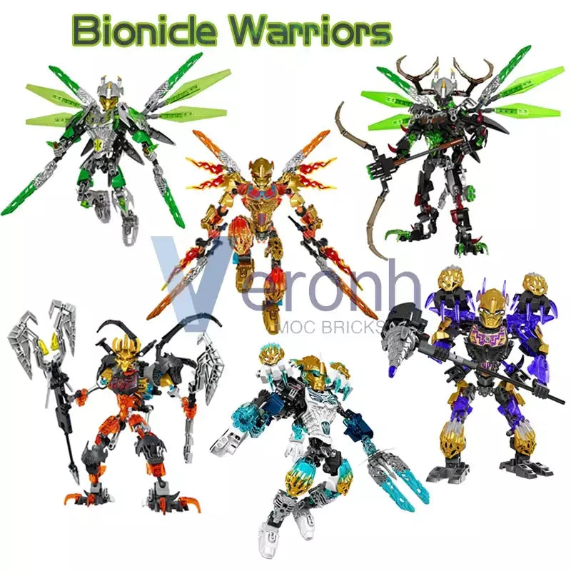 Bionicle Warriors Crânio Figuras de Ação Coleção Blocos de Construção Umarak Uxar Máscara Mestre Storm Beast Anime Tijolos Brinquedo Presentes para Crianças